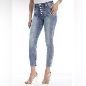 Stonefield Conrad Ankle High-Rise Women's Jeans Size 29 Morgan Wash Normcore